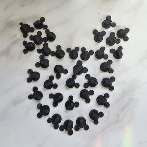 Black Mickey Mouse Pin Backs